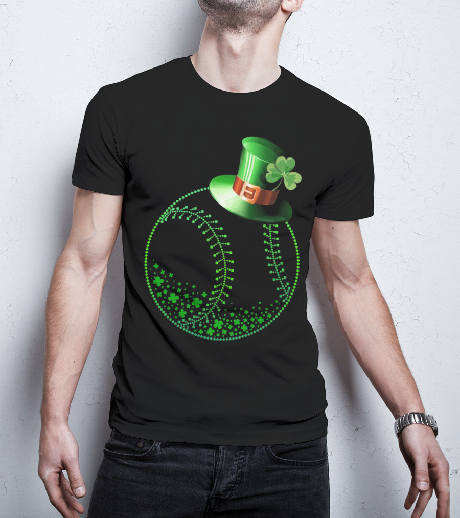 Saint Patricks Day Irish Shamrock Baseball Hat T-Shirt