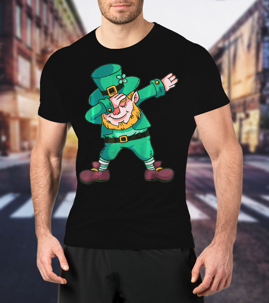 St Patricks Day Leprechaun Dab Dance T-Shirt
