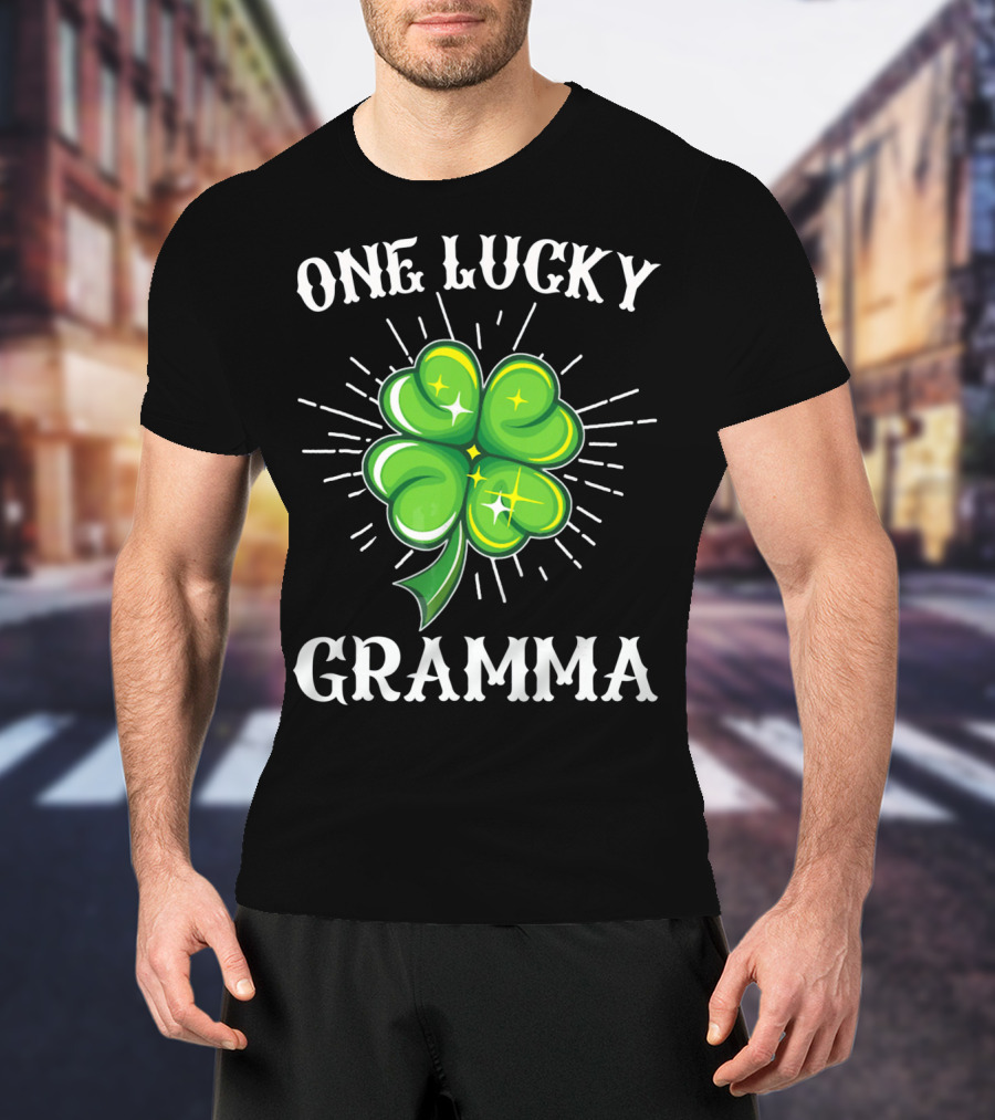 One Lucky Gramma Shamrock St. Patrick's T-Shirt
