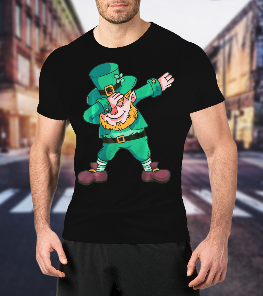 Dabbing Leprechaun St. Patricks Day Irish T-Shirt