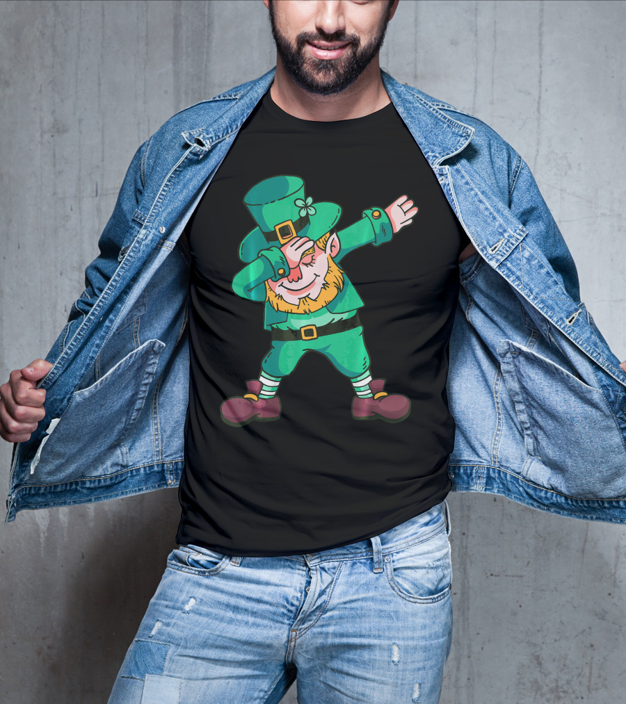 Dabbing Leprechaun St. Patricks Day Irish T-Shirt