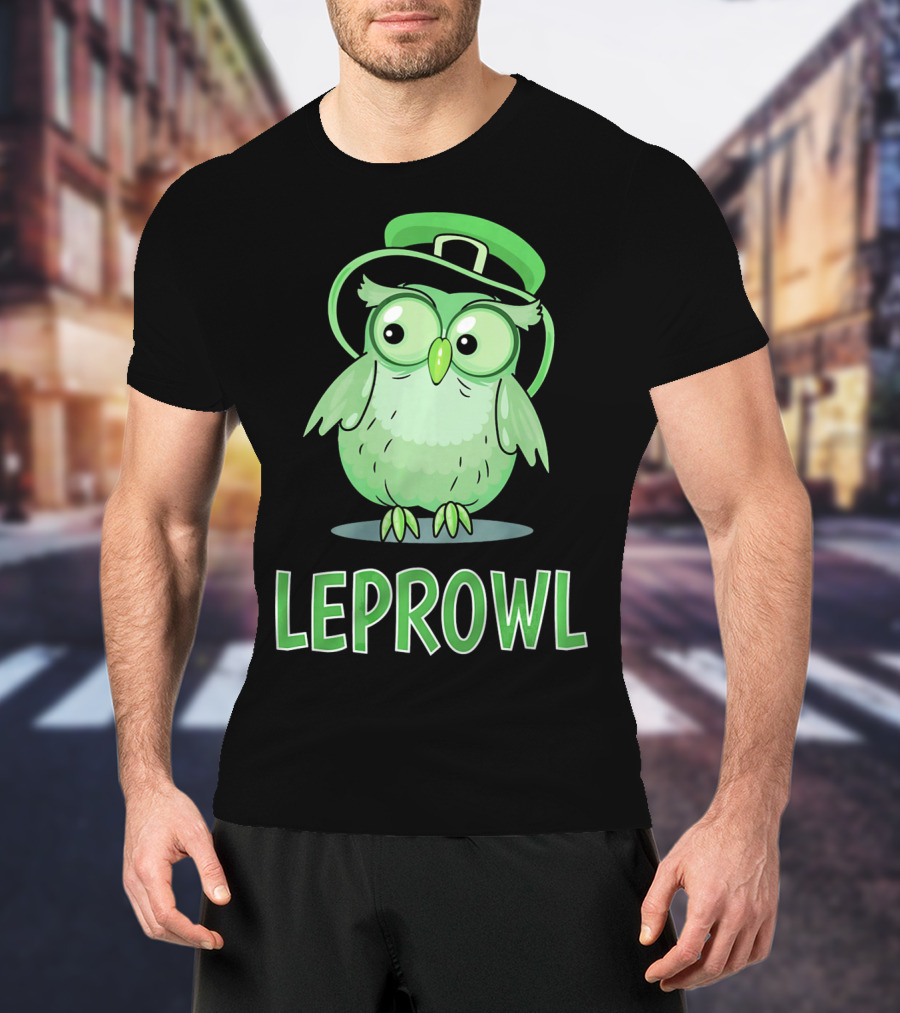 Leprechaun Owl St. Patrick's Day Leprowl T-Shirt