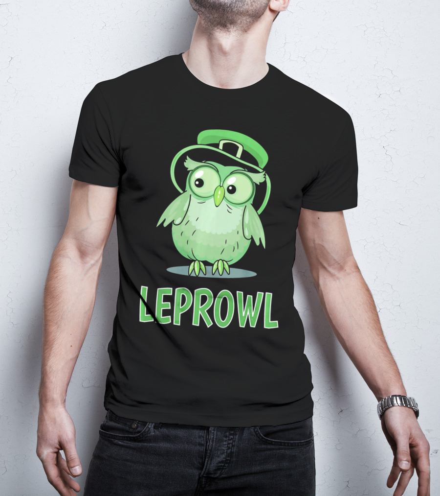 Leprechaun Owl St. Patrick's Day Leprowl T-Shirt
