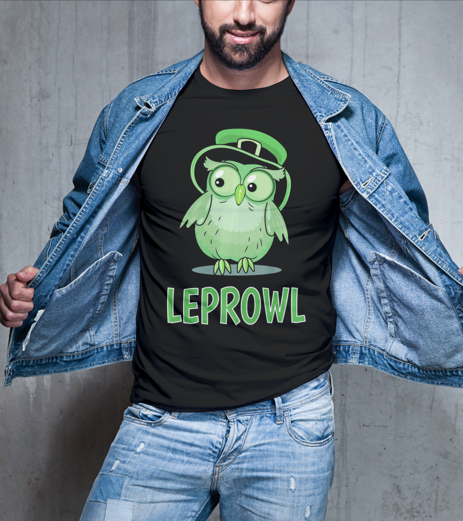 Leprechaun Owl St. Patrick's Day Leprowl T-Shirt