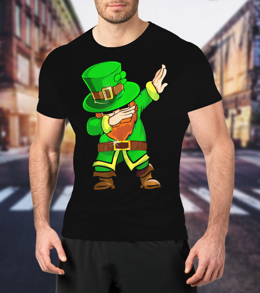 Dabechaun Leprechaun Dabbing Funny St. Patrick's Day T-Shirt