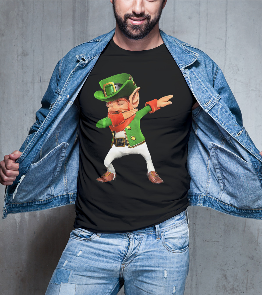 Dabbing Leprechaun St Patrick's Day T-Shirt