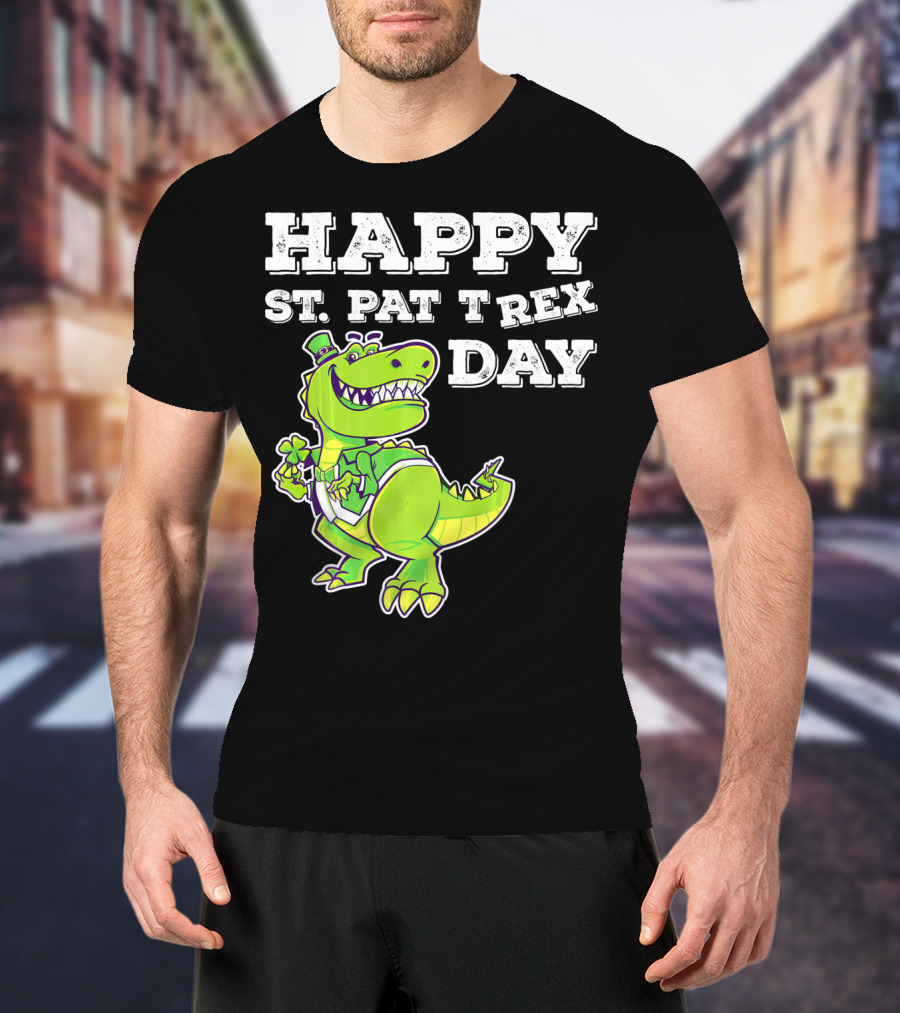 HAPPY ST. PAT T REX DAY Cute St Patricks T-Shirt