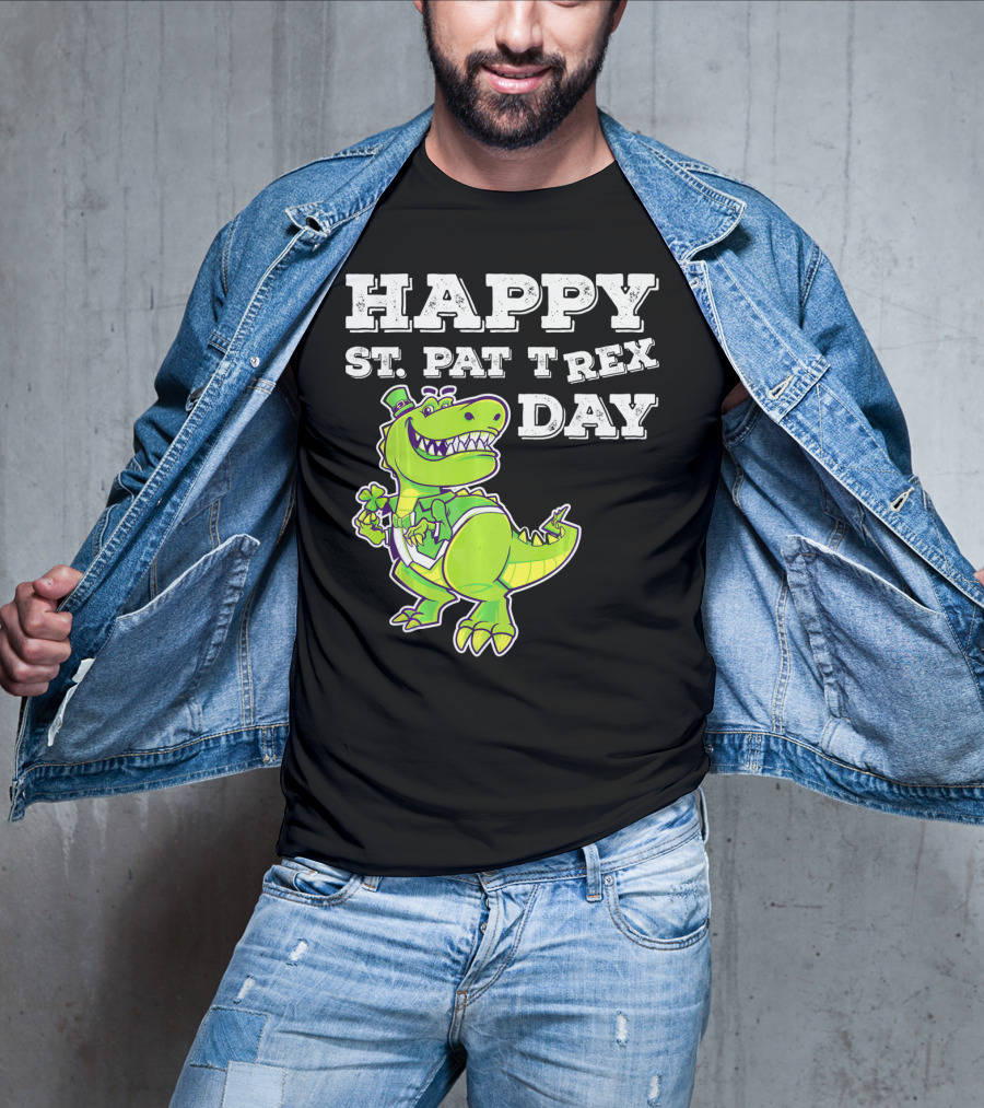 HAPPY ST. PAT T REX DAY Cute St Patricks T-Shirt