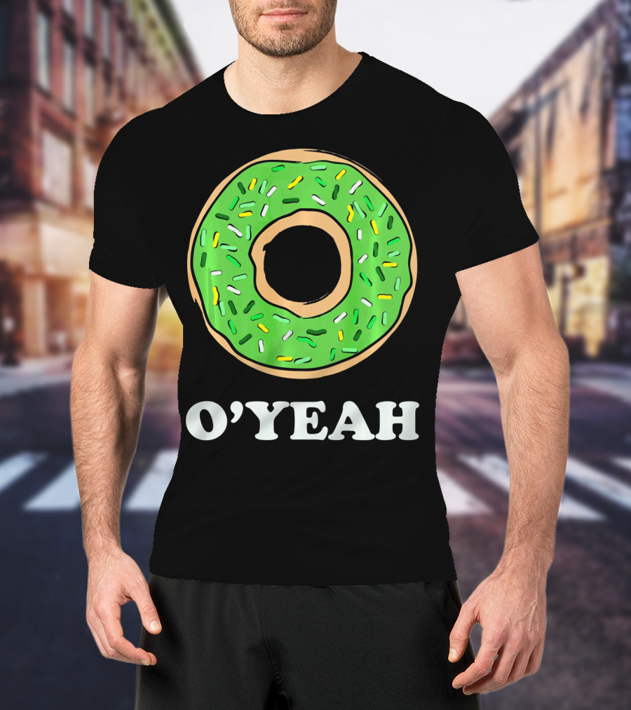 O'Yeah Green Donut T-Shirt