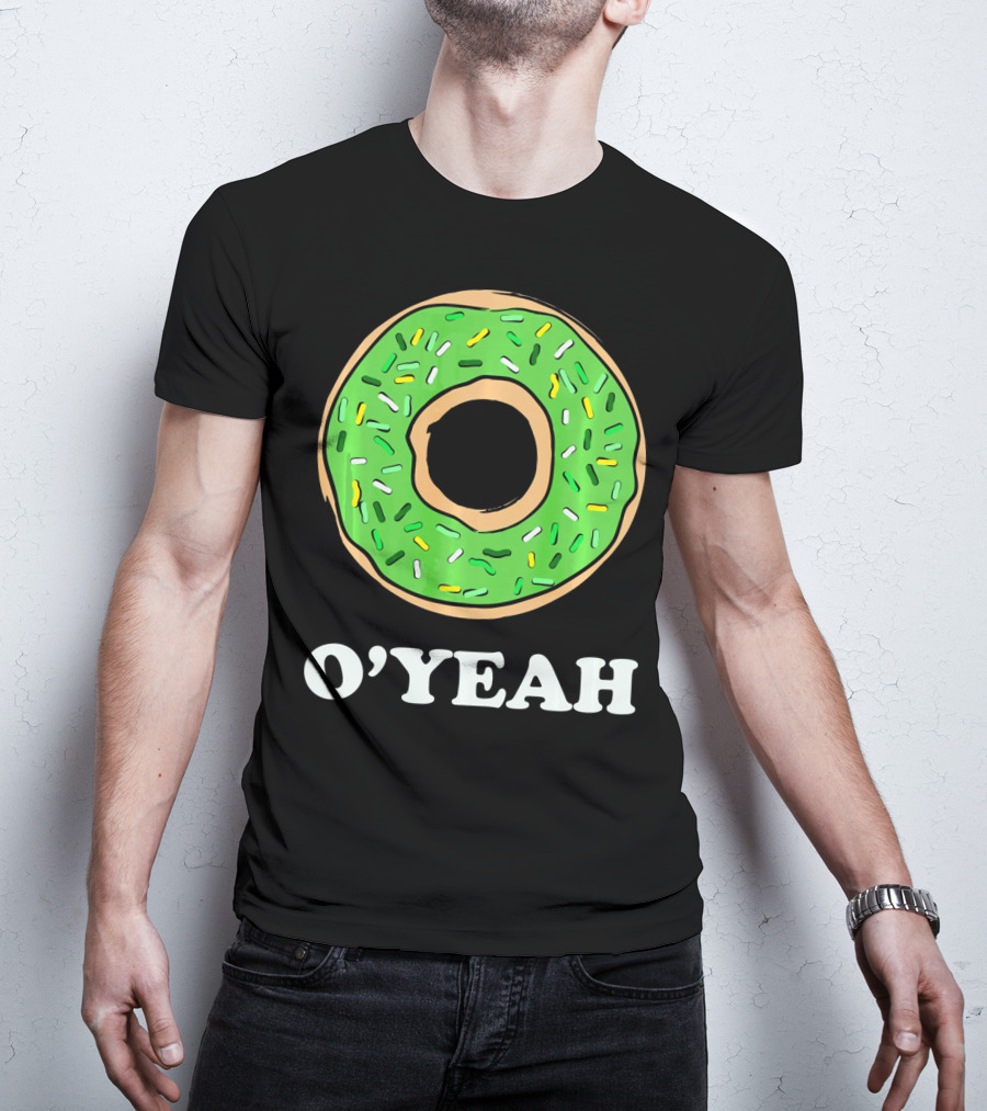 O'Yeah Green Donut T-Shirt