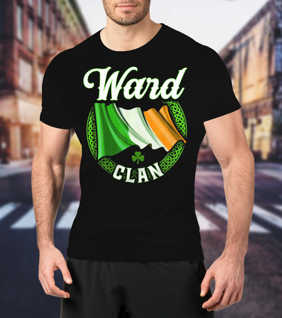 Ward Surname Clan Irish Flag Ireland T-Shirt