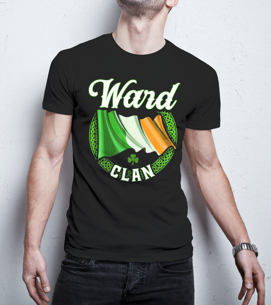 Ward Surname Clan Irish Flag Ireland T-Shirt