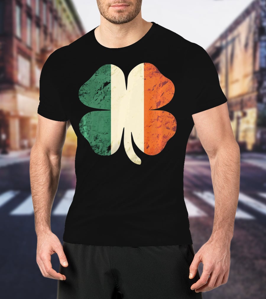 Irish Shamrock Ireland Flag St Patrick's Day T-Shirt