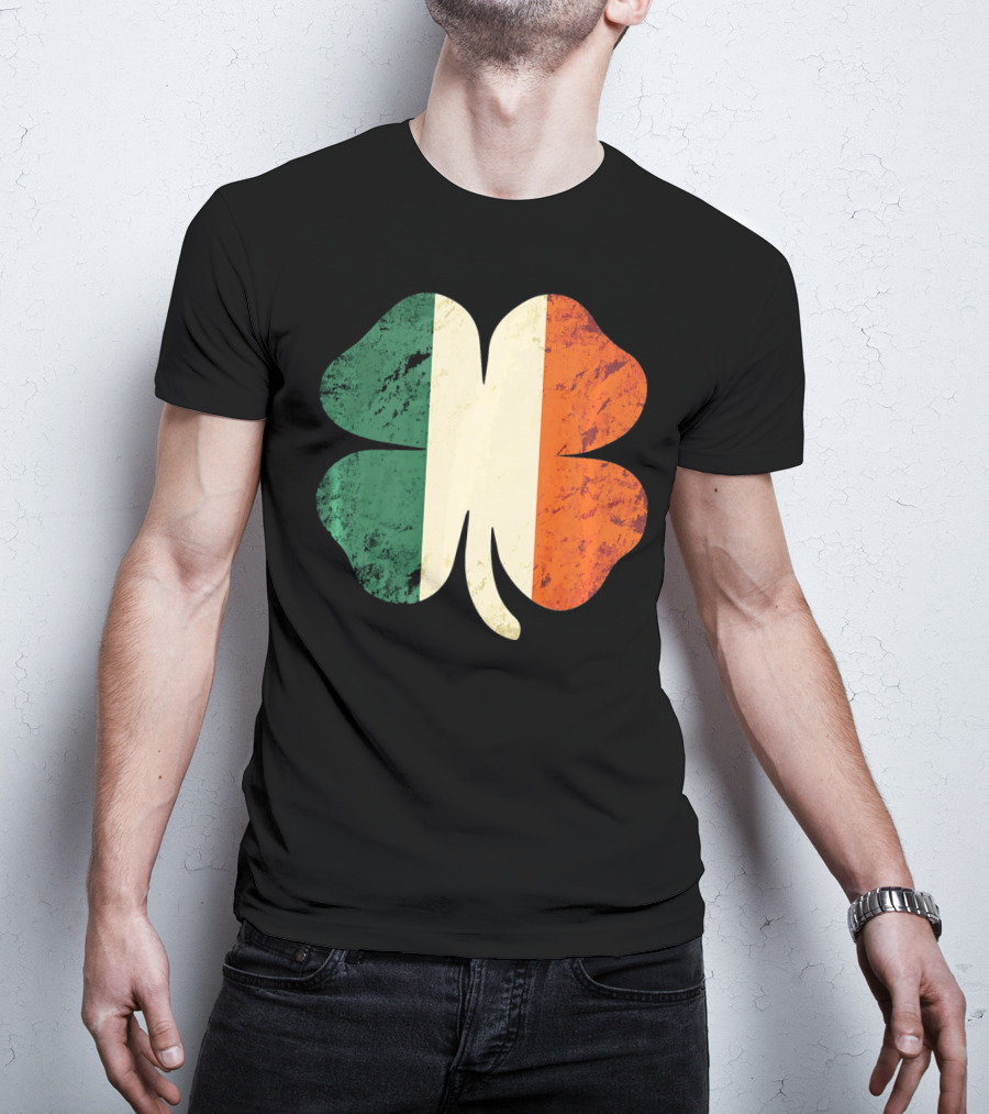 Irish Shamrock Ireland Flag St Patrick's Day T-Shirt