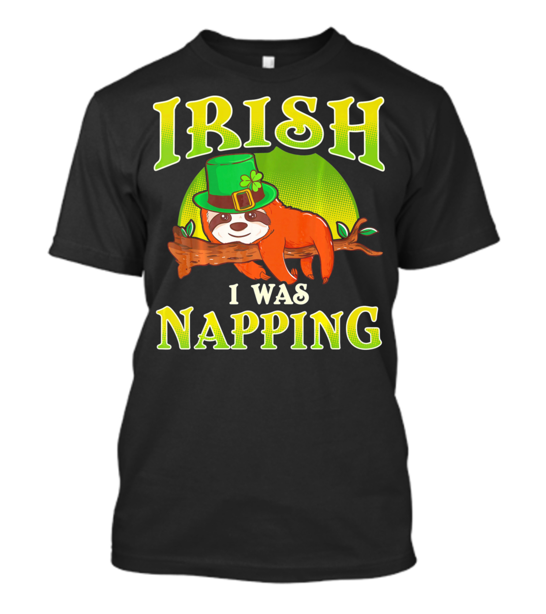 Irish I Was Napping Saint Patricks Day T-Shirt