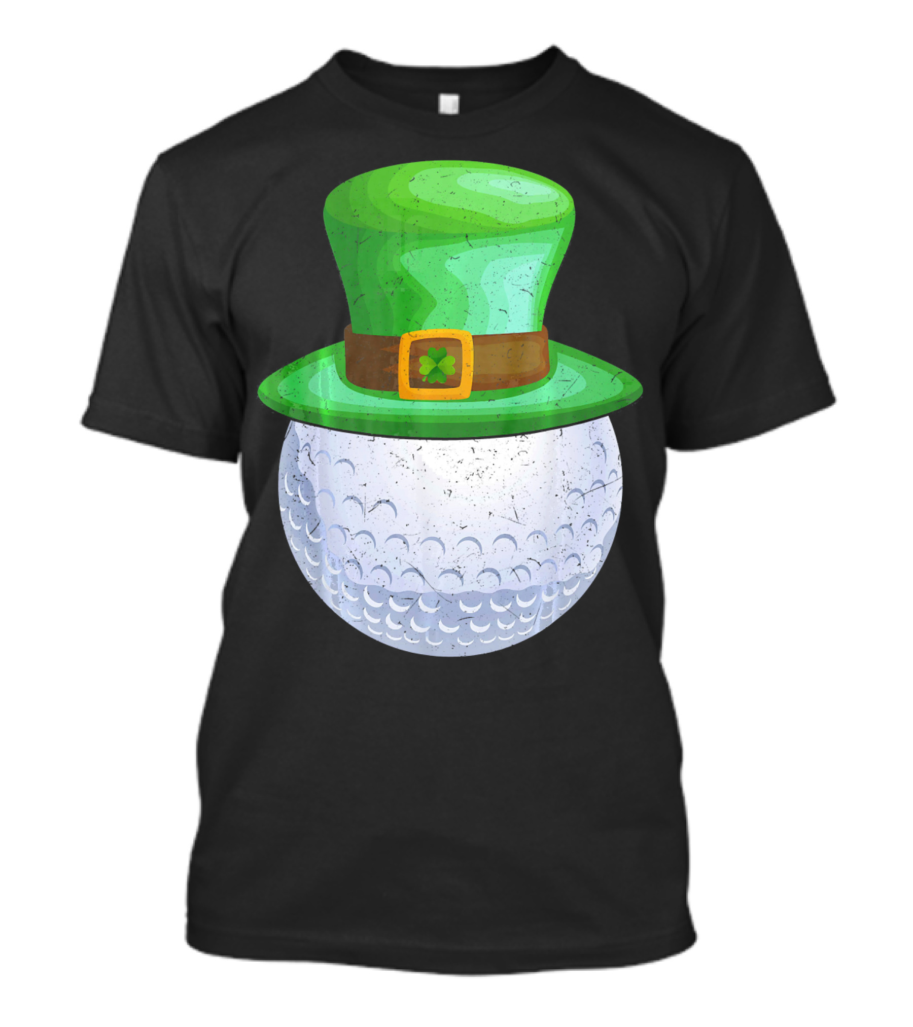 Leprechaun Hat On Golf Ball T-Shirt