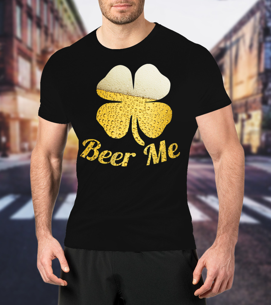 Beer Me Shamrock Bubbles T-Shirt
