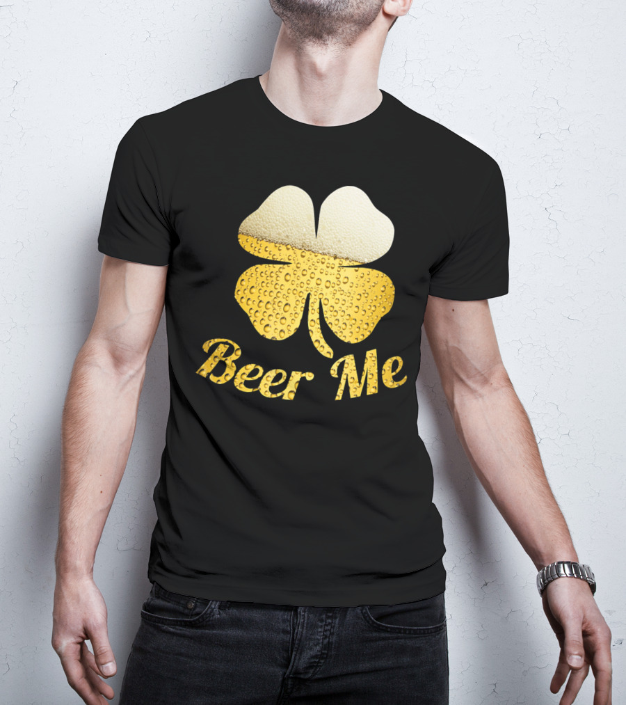 Beer Me Shamrock Bubbles T-Shirt