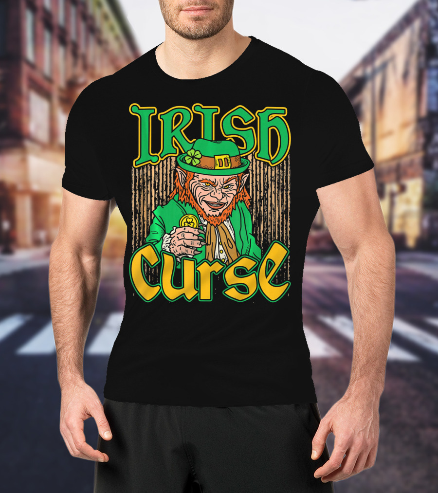 Irish Curse Leprechaun Horror Scar T-Shirt