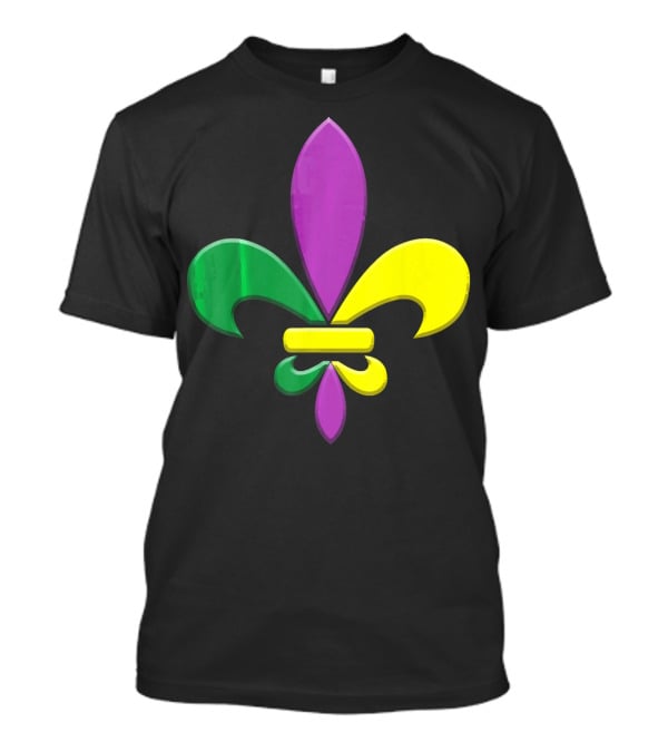 Fleur-de-Lis Mardi Gras New Orleans Party Classic Colors T-Shirt