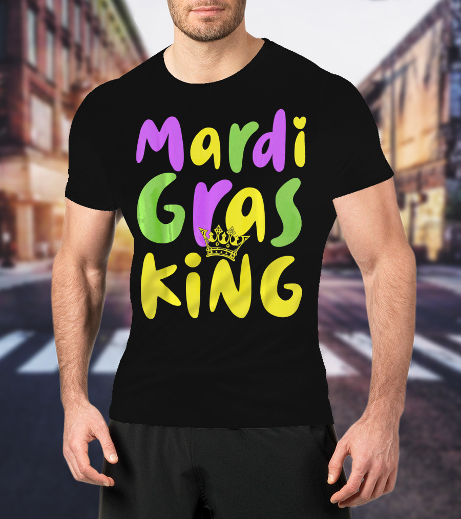 Mardi Gras King Crown T-Shirt