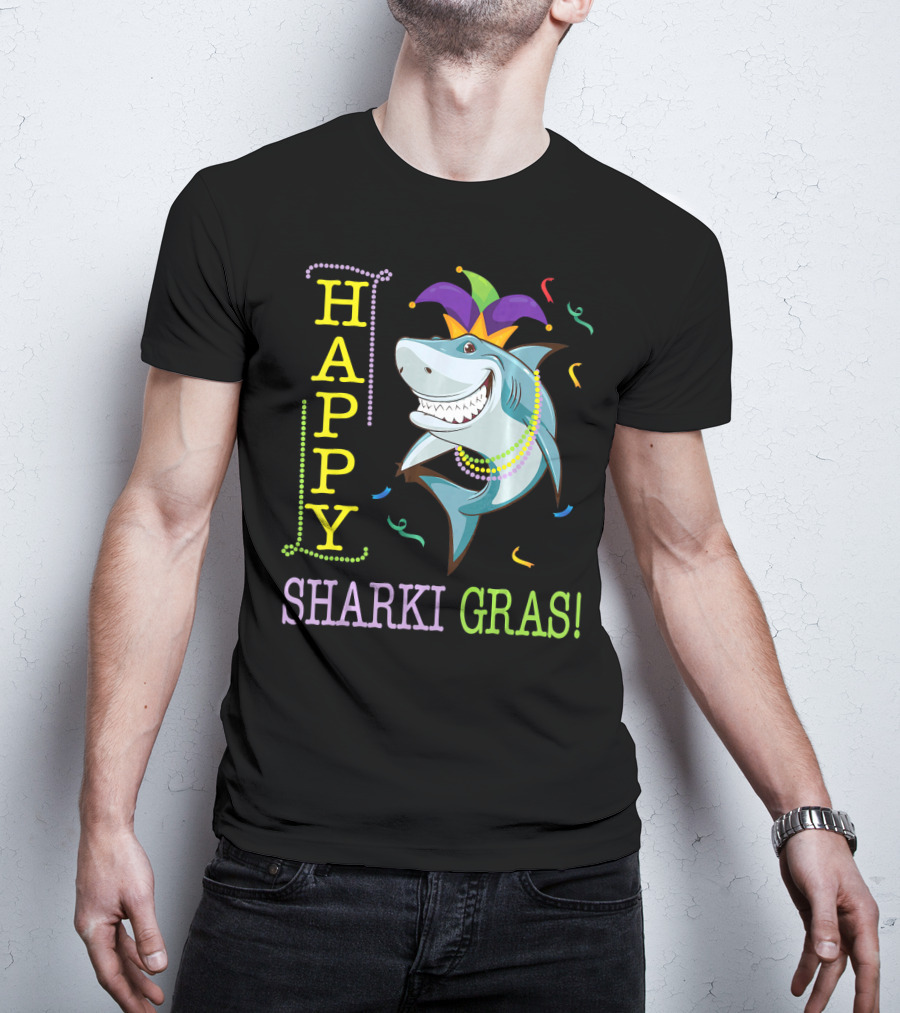 HAPPY SHARKI GRAS T-Shirt