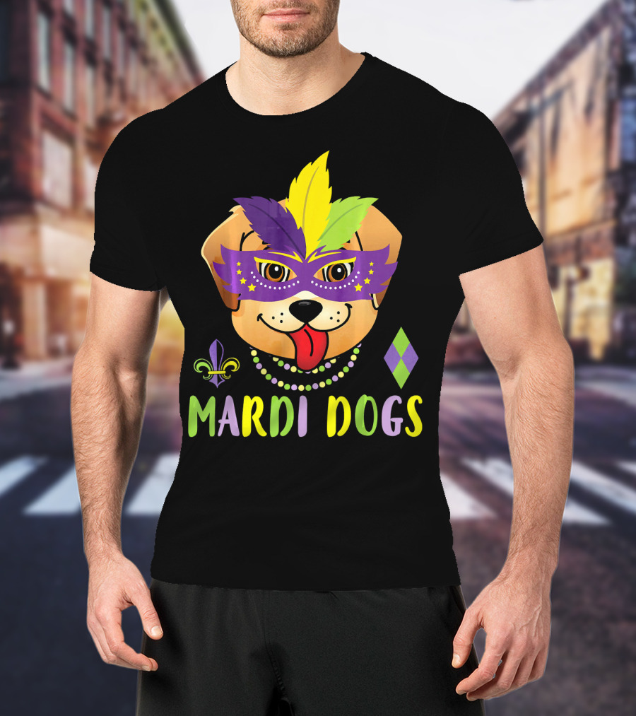 Mardi Dogs Labrador Retriever Gras Costume Dance Be T-Shirt
