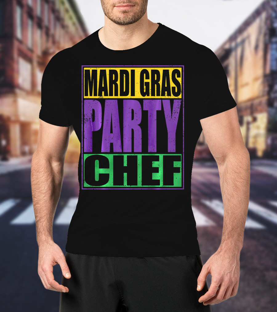 Mardi Gras Party Chef New Orleans T-Shirt