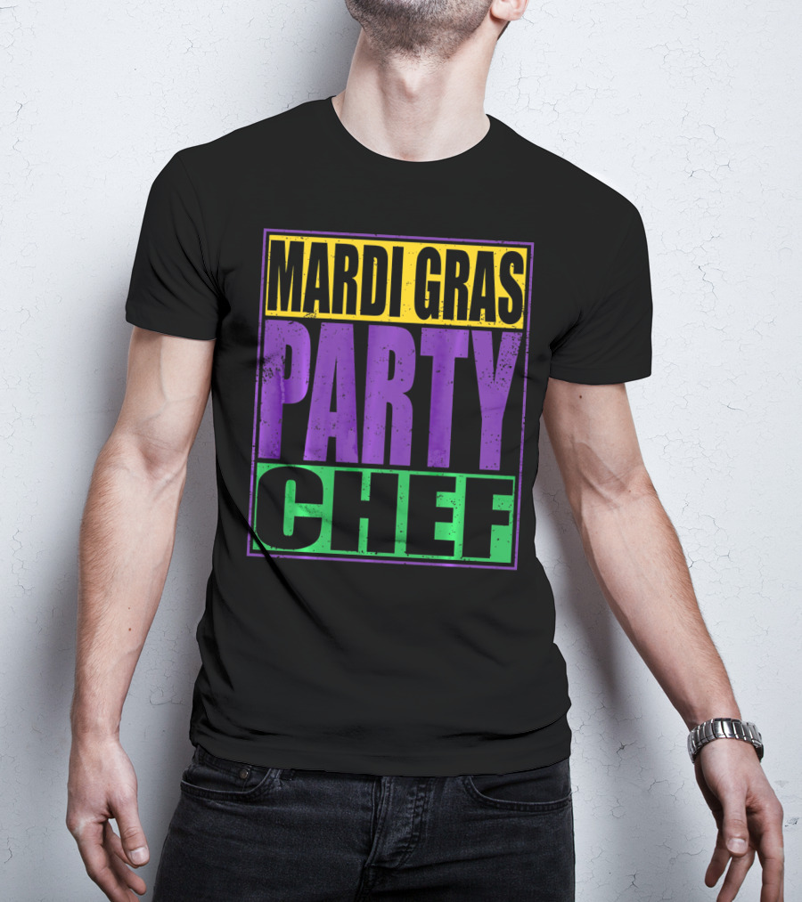 Mardi Gras Party Chef New Orleans T-Shirt