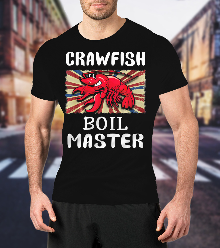 Crawfish Boil Master Mardi Gras T-Shirt