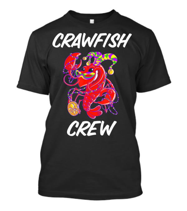 Crawfish Crew Mardi Gras Matching T-Shirt