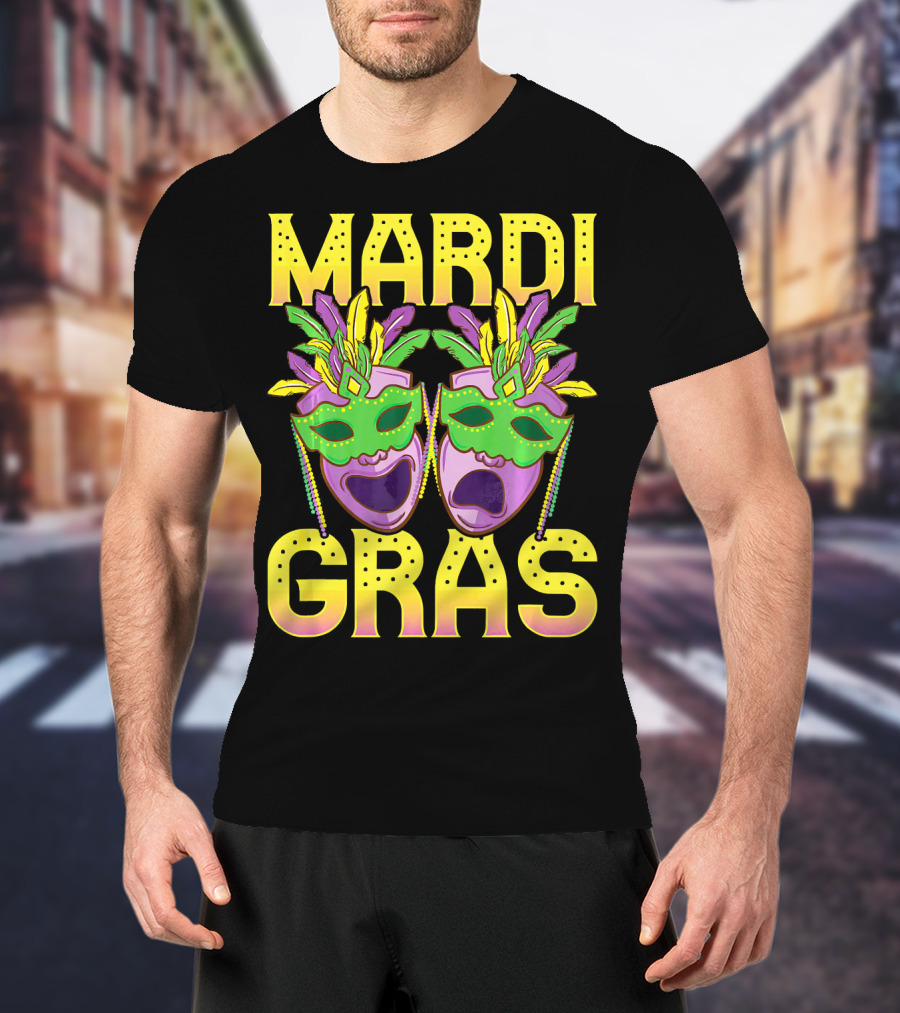 Mardi Gras Masks Party New Orleans T-Shirt