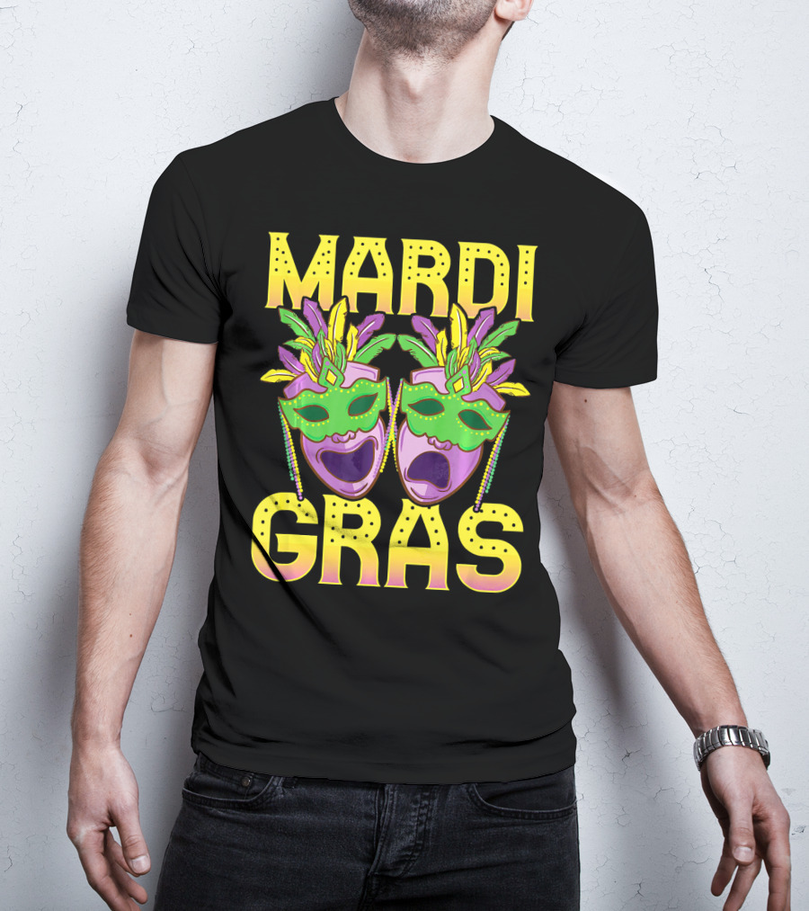 Mardi Gras Masks Party New Orleans T-Shirt