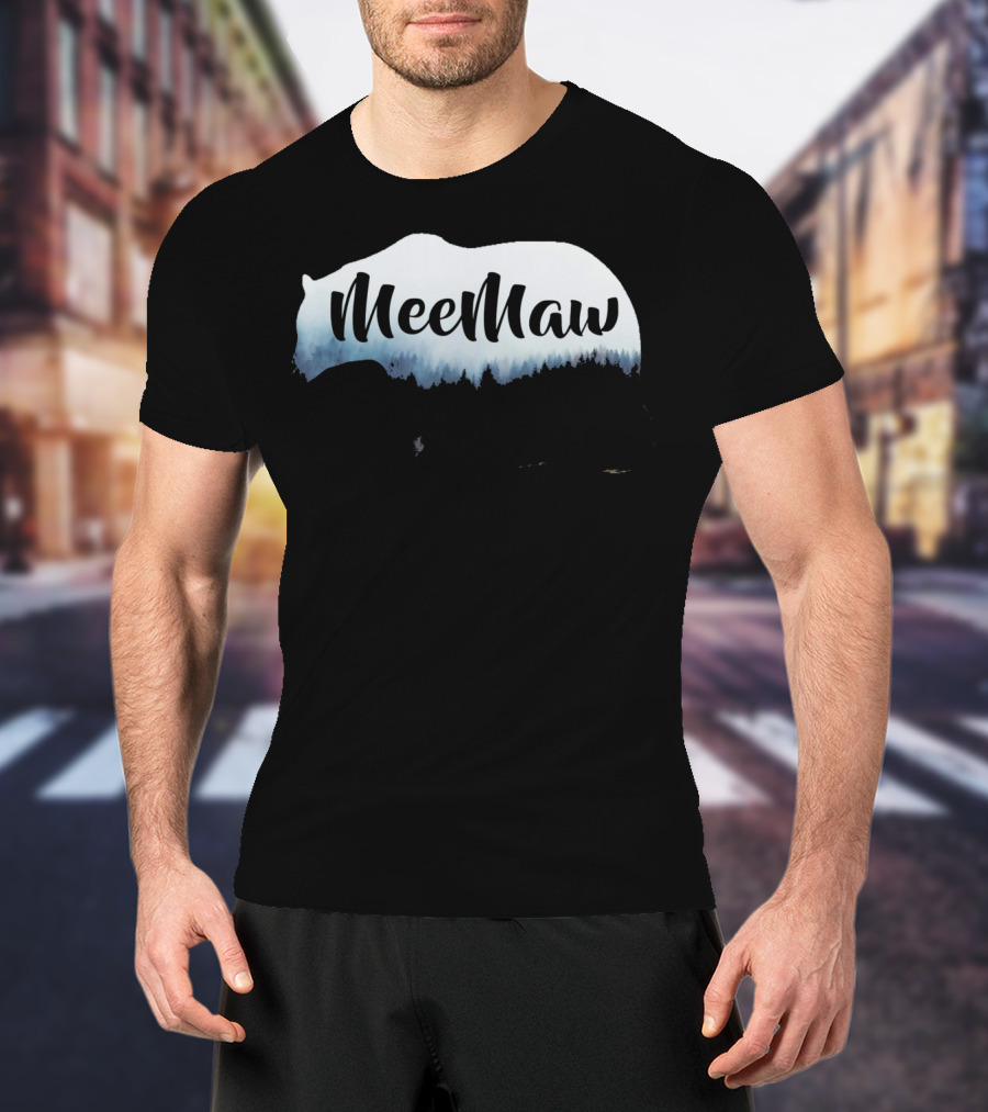 Meemaw Bear Forest T-Shirt