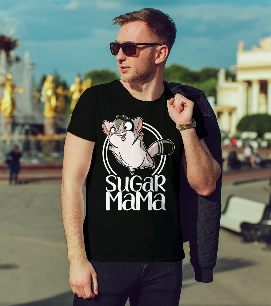 Sugar Mama Adorable Sugar Glider Character T-Shirt