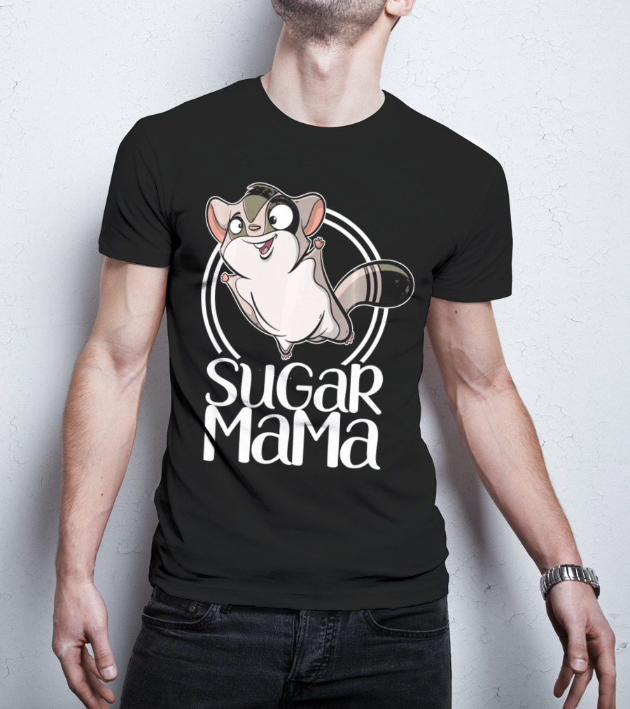 Sugar Mama Adorable Sugar Glider Character T-Shirt