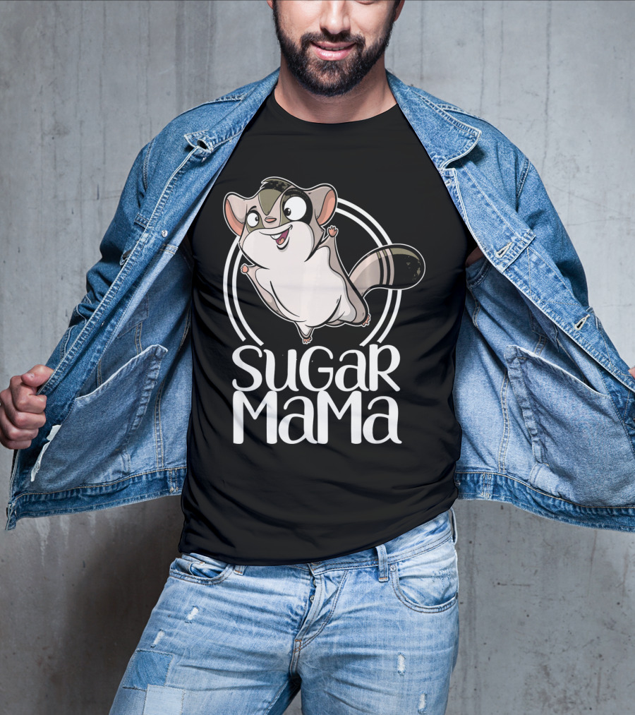 Sugar Mama Adorable Sugar Glider Character T-Shirt