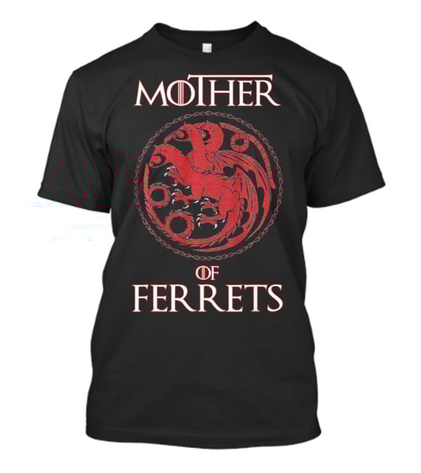 Mother Of Ferrets Farm N Fancy Dragon Emblem T-Shirt