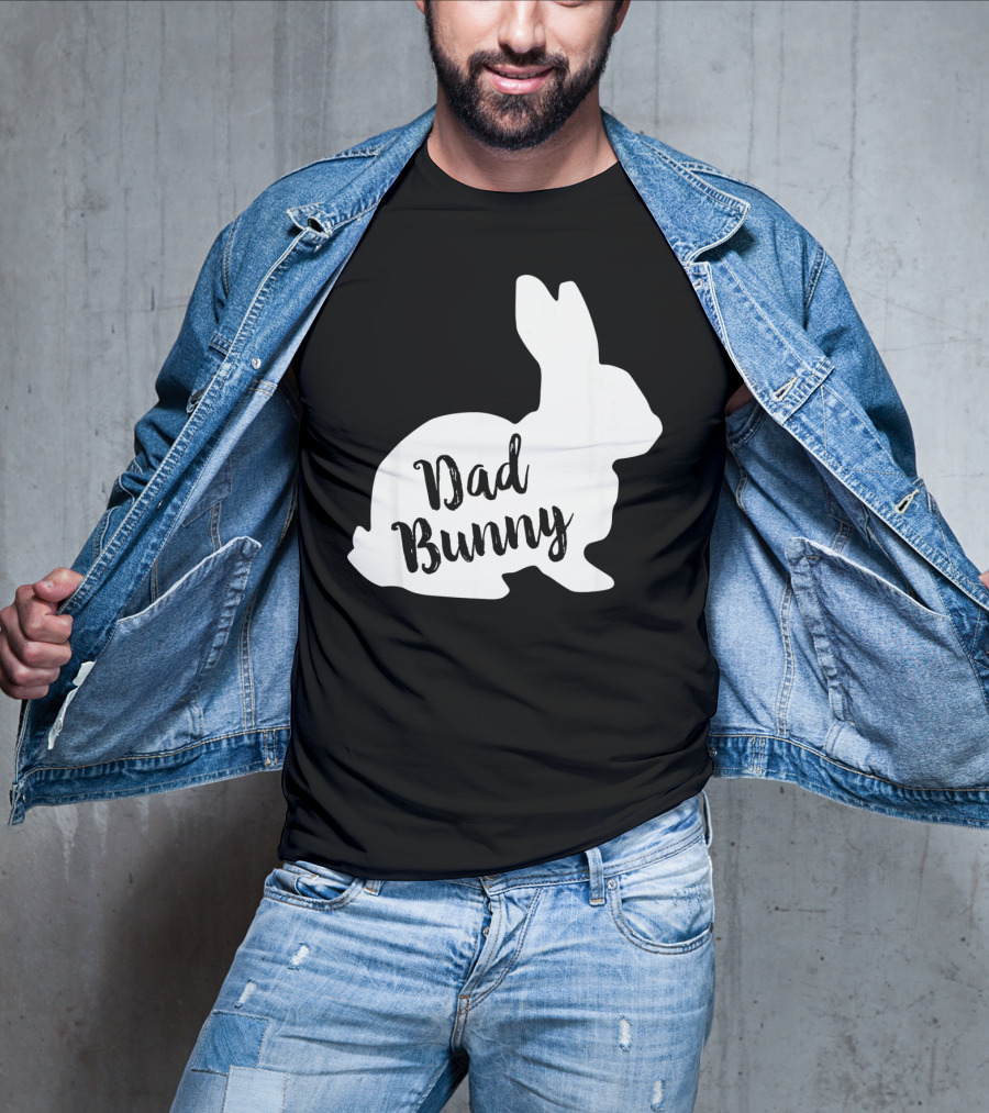 Dad Bunny Easter Family Rabbit T-Shirt