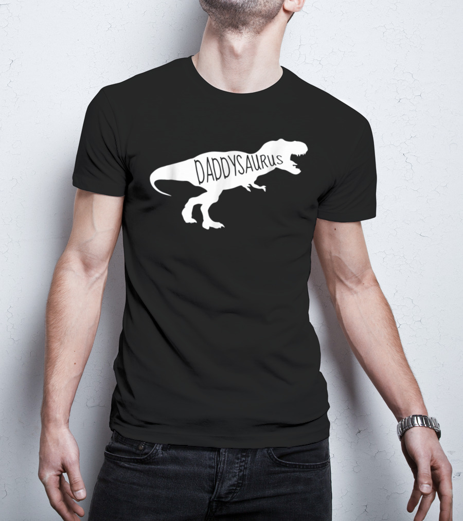 Daddysaurus Mens Baby Announcement T-Shirt