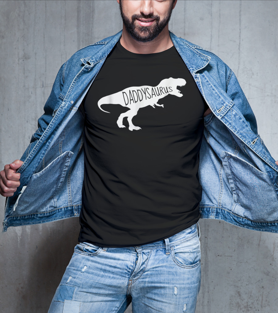Daddysaurus Mens Baby Announcement T-Shirt