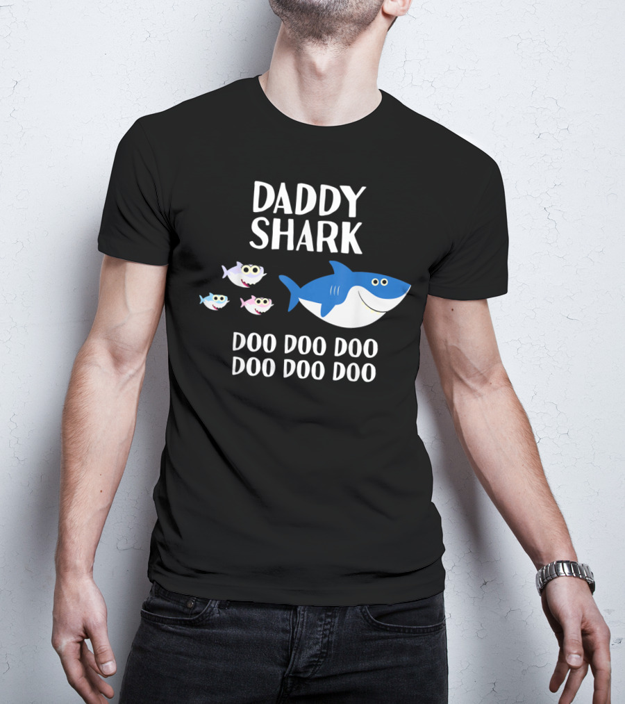 Daddy Shark Doo Doo Doo Doo Doo Doo Matching Family T-Shirt
