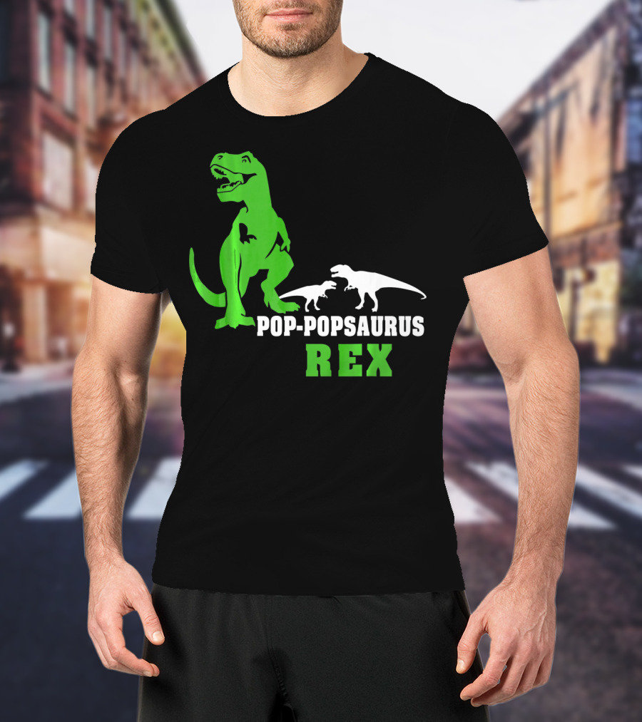 Pop-Popsaurus Rex Dinosaur T-Shirt