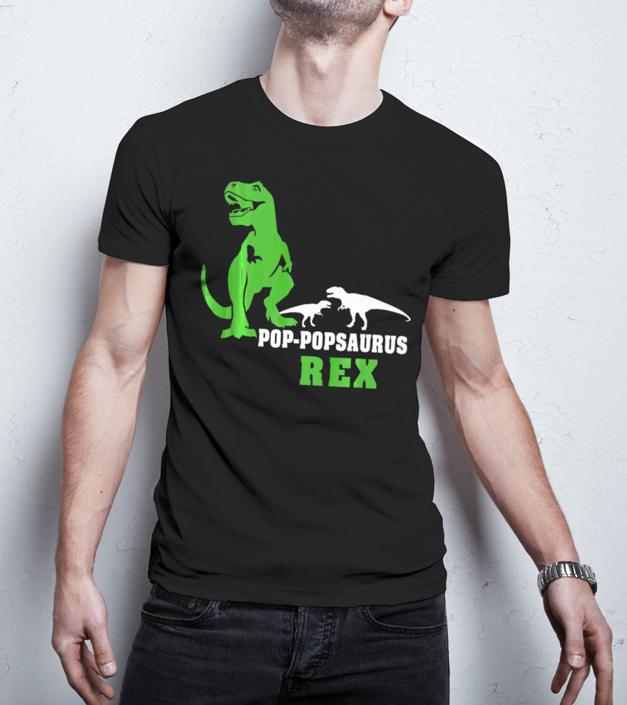 Pop-Popsaurus Rex Dinosaur T-Shirt