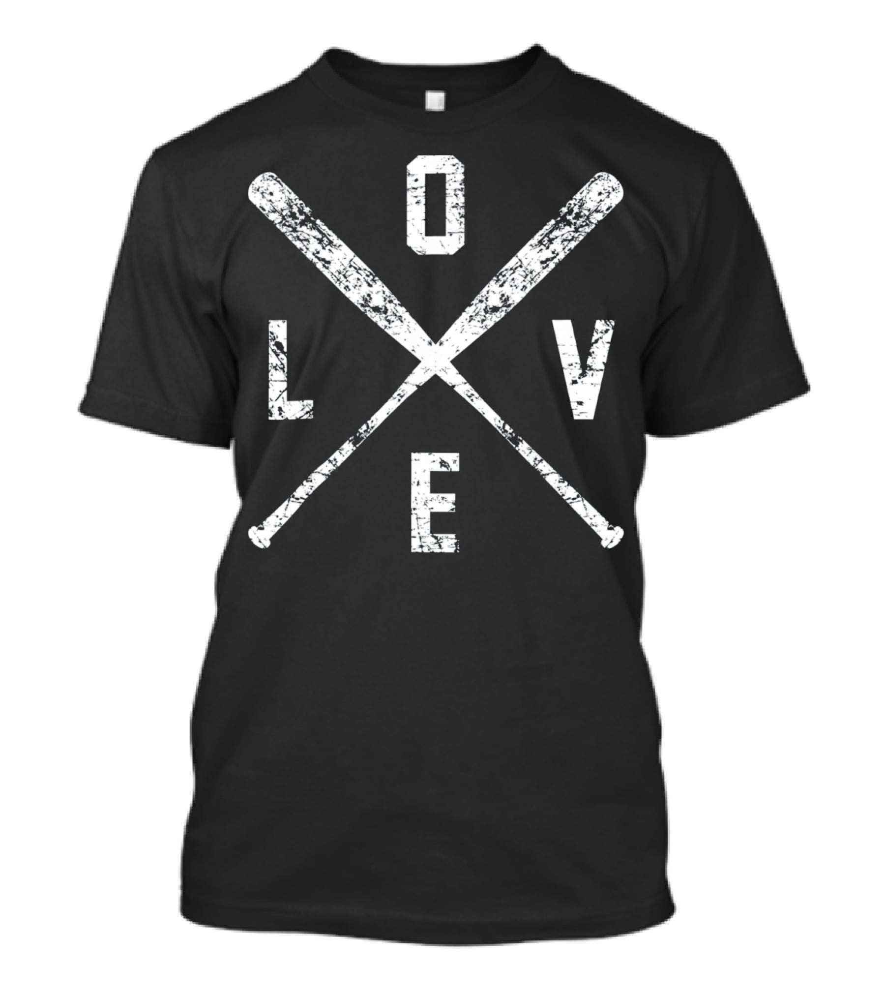 Love Baseball Bats Baseball T-Shirt