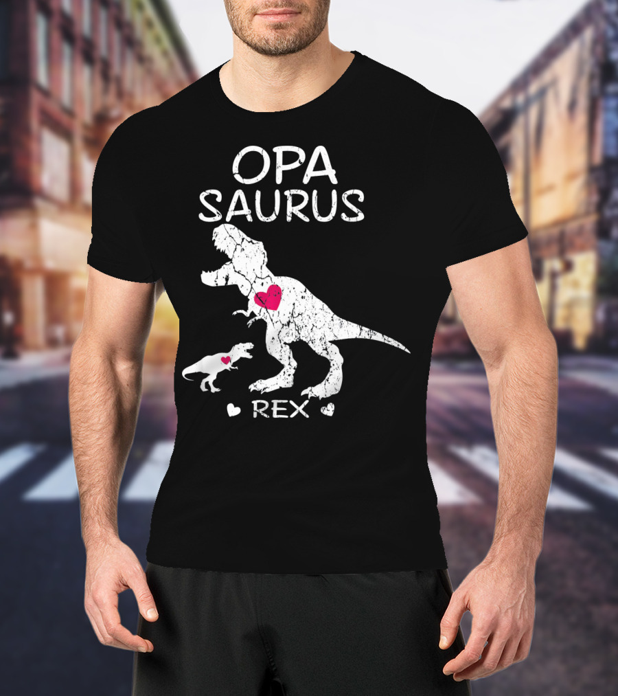 OPA SAURUS REX Dinosaur Hearts T-Shirt