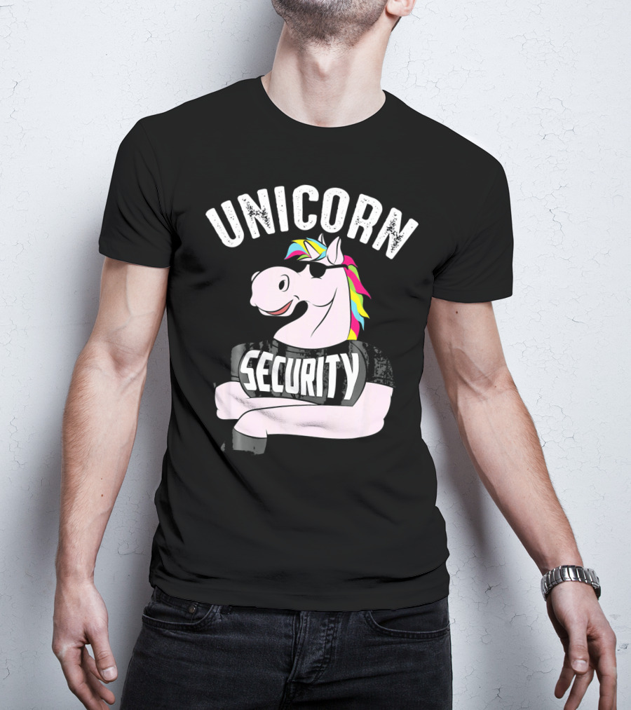 Unicorn Security Shirt For Men Fana T-Shirt