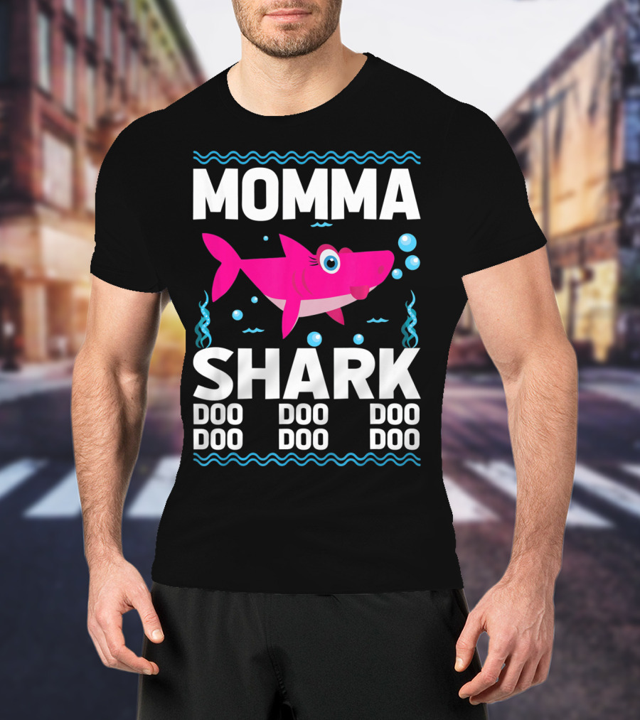 Momma Shark Doo Doo Doo Doo Doo T-Shirt