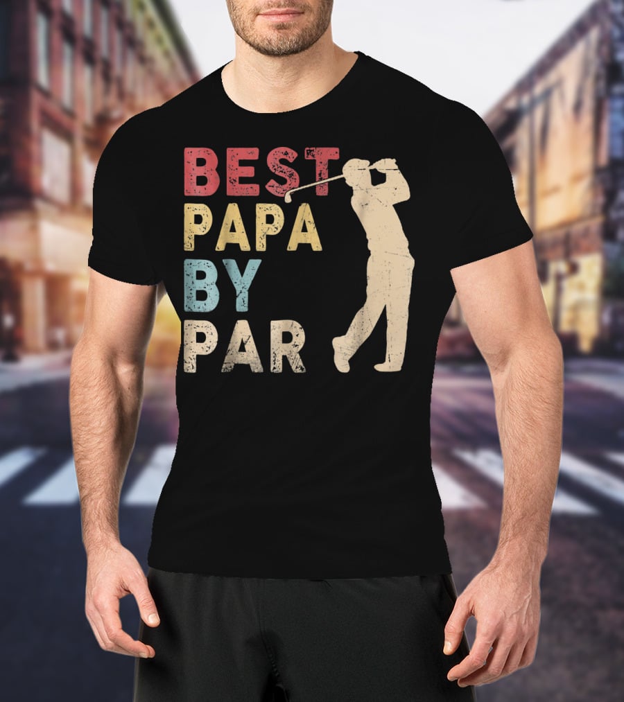 Best Papa By Par Golf T-Shirt