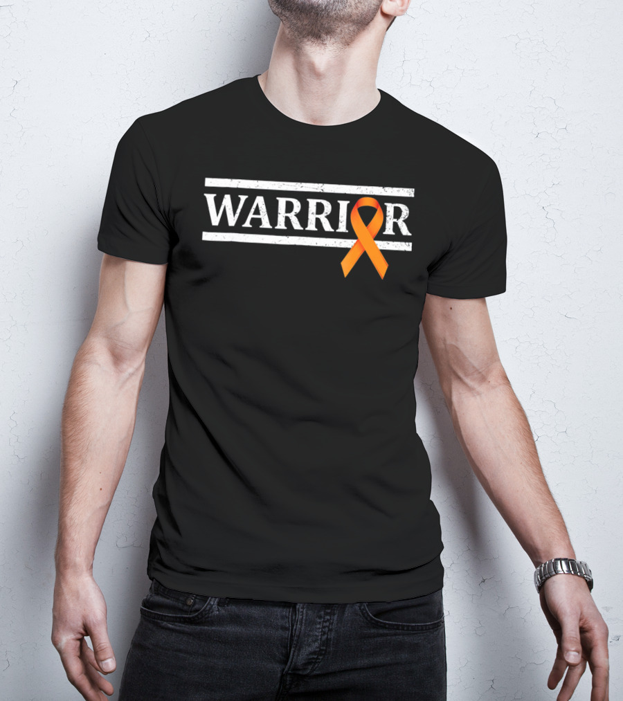 Warrior Orange Ribbon MS Awareness T-Shirt